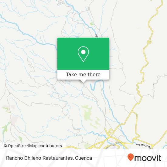 Mapa de Rancho Chileno Restaurantes