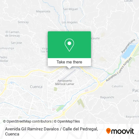 Mapa de Avenida Gil Ramírez Davalos / Calle del Pedregal