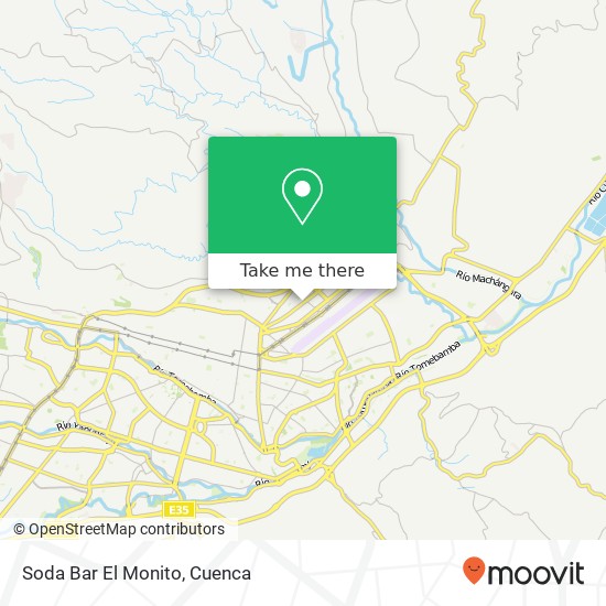 Soda Bar El Monito map