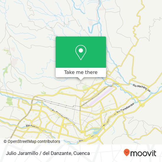 Julio Jaramillo / del Danzante map