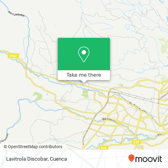 Lavitrola Discobar map