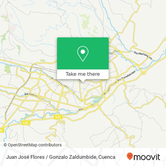 Juan José Flores / Gonzalo Zaldumbide map