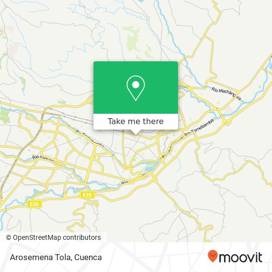 Arosemena Tola map