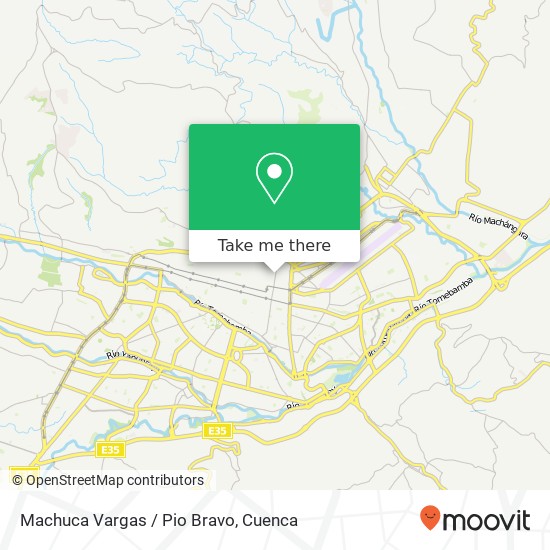 Machuca Vargas / Pio Bravo map