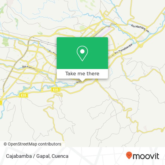 Cajabamba / Gapal map