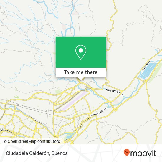 Ciudadela Calderón map