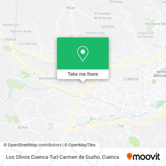 Los Olivos Cuenca-Turi-Carmen de Guzho map