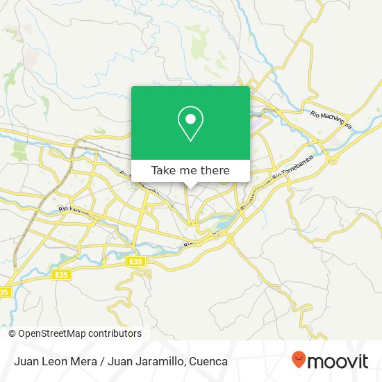 Juan Leon Mera / Juan Jaramillo map