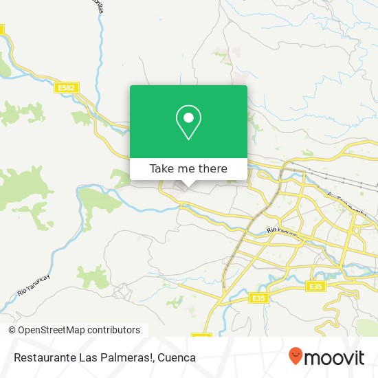 Restaurante Las Palmeras! map
