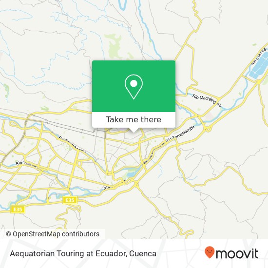 Aequatorian Touring at Ecuador map