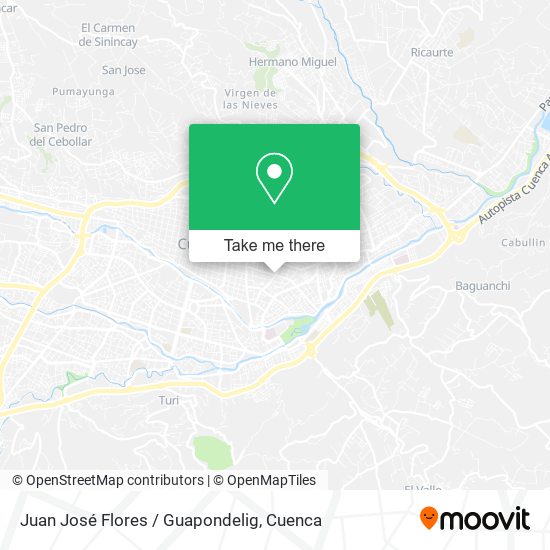 Juan José Flores / Guapondelig map