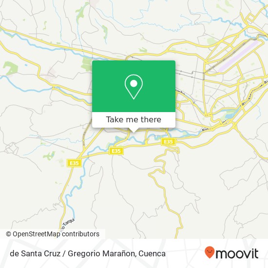 de Santa Cruz / Gregorio Marañon map