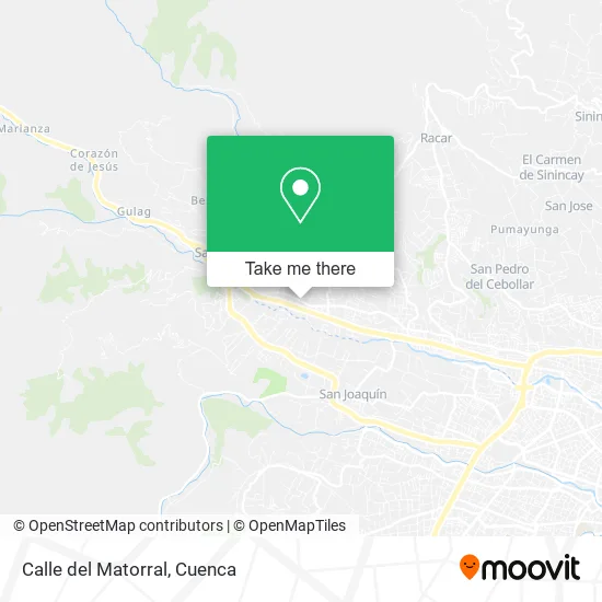Mapa de Calle del Matorral