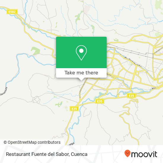 Restaurant Fuente del Sabor map