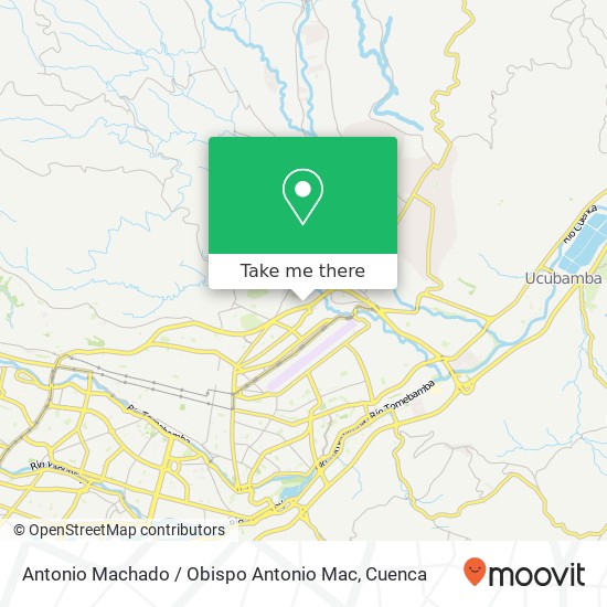 Antonio Machado / Obispo Antonio Mac map
