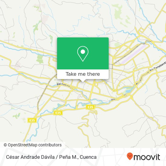 Mapa de César Andrade Dávila / Peña M.