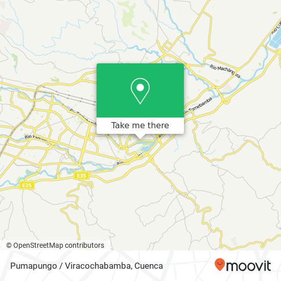 Pumapungo / Viracochabamba map