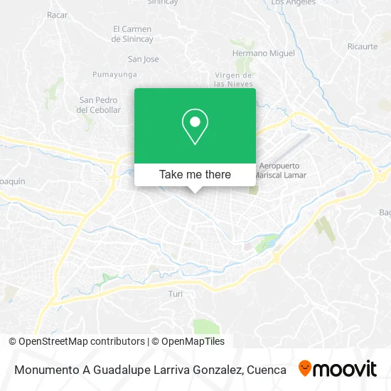 Monumento A Guadalupe Larriva Gonzalez map