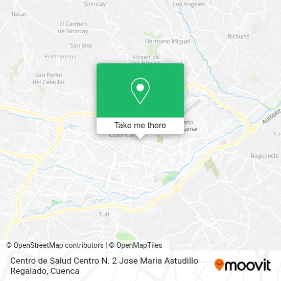 Centro de Salud Centro N. 2 Jose Maria Astudillo Regalado map