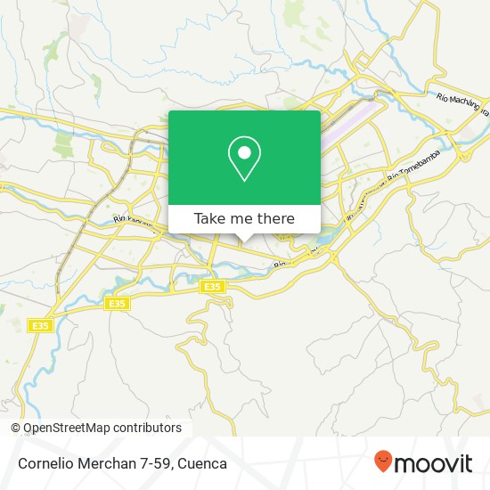 Cornelio Merchan 7-59 map