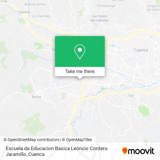 Escuela de Educacion Basica Leóncio Cordero Jaramillo map