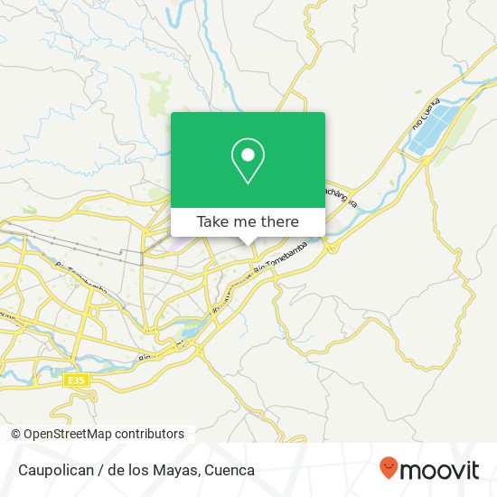 Caupolican / de los Mayas map