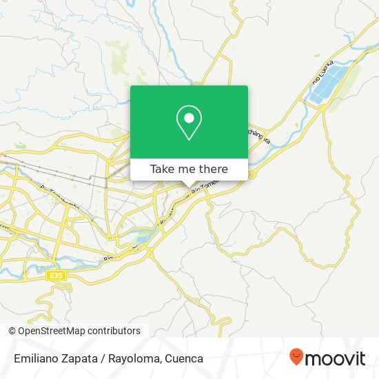 Emiliano Zapata / Rayoloma map