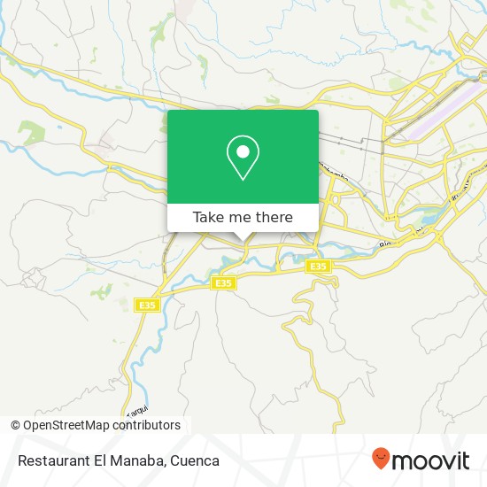 Mapa de Restaurant El Manaba, Cuenca, Cuenca