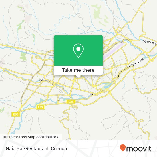 Gaia Bar-Restaurant, Florencia Astudillo Cuenca, Cuenca map