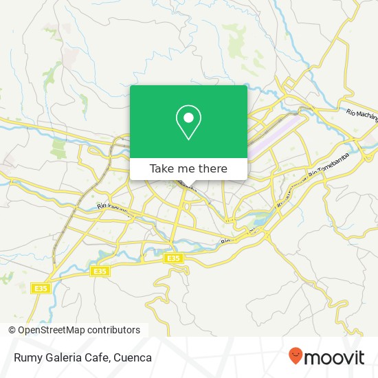 Mapa de Rumy Galeria Cafe, 12 de Abril Cuenca, Cuenca