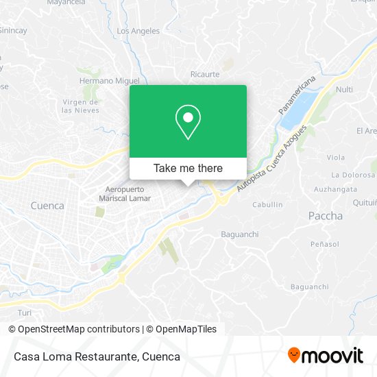 Casa Loma Restaurante map