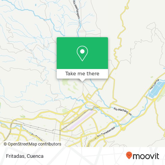 Mapa de Fritadas, Ruta Checa Cuenca, Cuenca