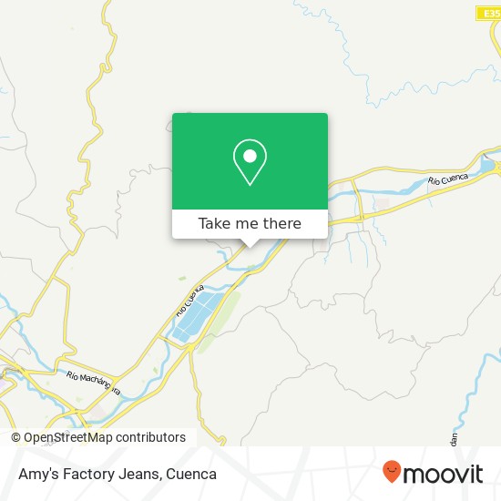 Mapa de Amy's Factory Jeans, Cuenca