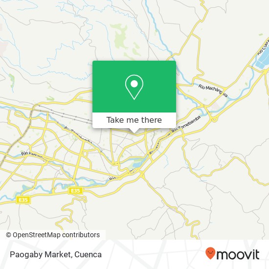 Paogaby Market map