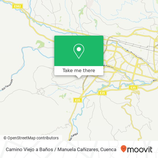 Camino Viejo a Baños / Manuela Cañizares map