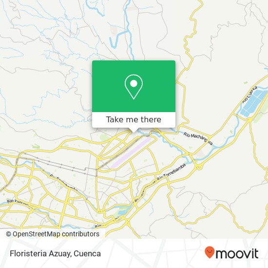 Mapa de Floristeria Azuay