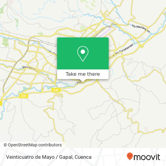 Veinticuatro de Mayo / Gapal map