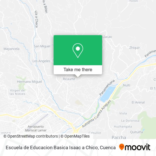Escuela de Educacion Basica Isaac a Chico map
