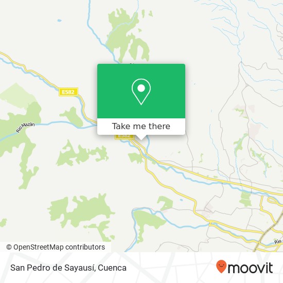 San Pedro de Sayausí map