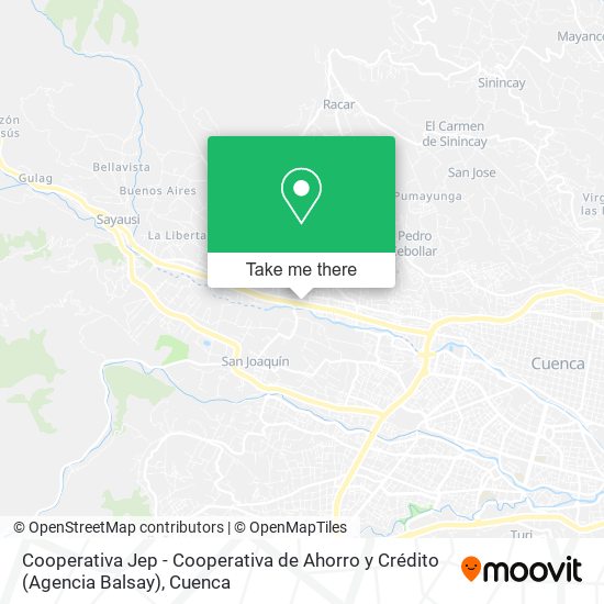 Cooperativa Jep - Cooperativa de Ahorro y Crédito (Agencia Balsay) map