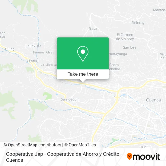 Cooperativa Jep - Cooperativa de Ahorro y Crédito map
