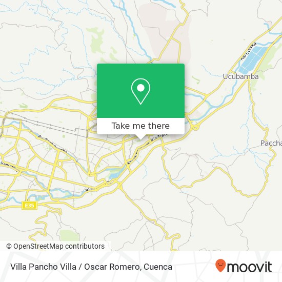 Villa Pancho Villa / Oscar Romero map