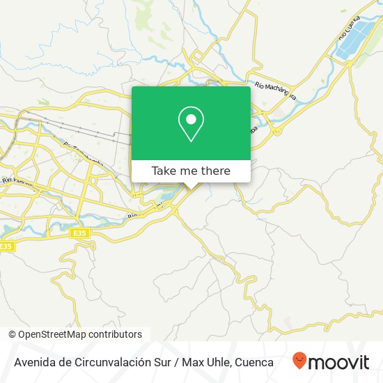 Avenida de Circunvalación Sur / Max Uhle map