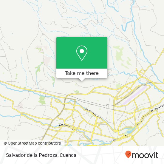 Salvador de la Pedroza map