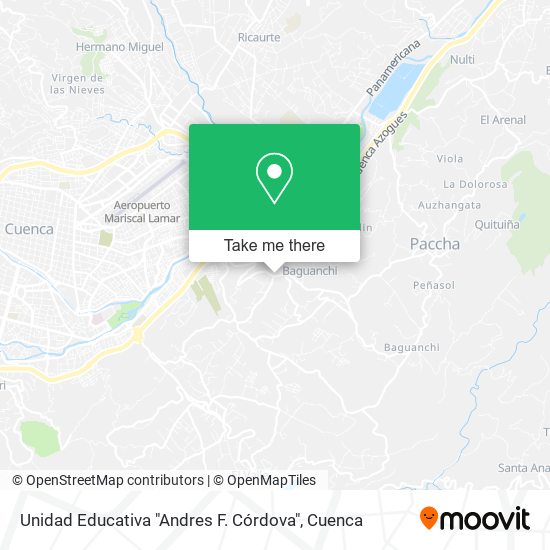 Unidad Educativa "Andres F. Córdova" map