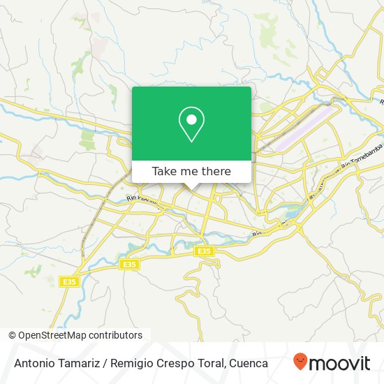 Antonio Tamariz / Remigio Crespo Toral map