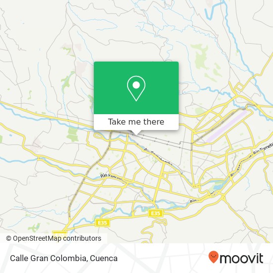 Calle Gran Colombia map