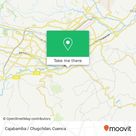 Cajabamba / Chugchilan map