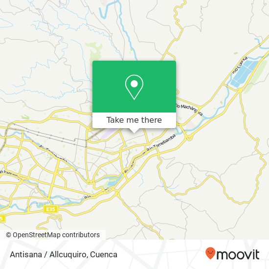 Antisana / Allcuquiro map