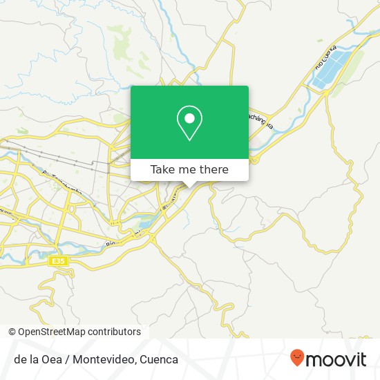 de la Oea / Montevideo map